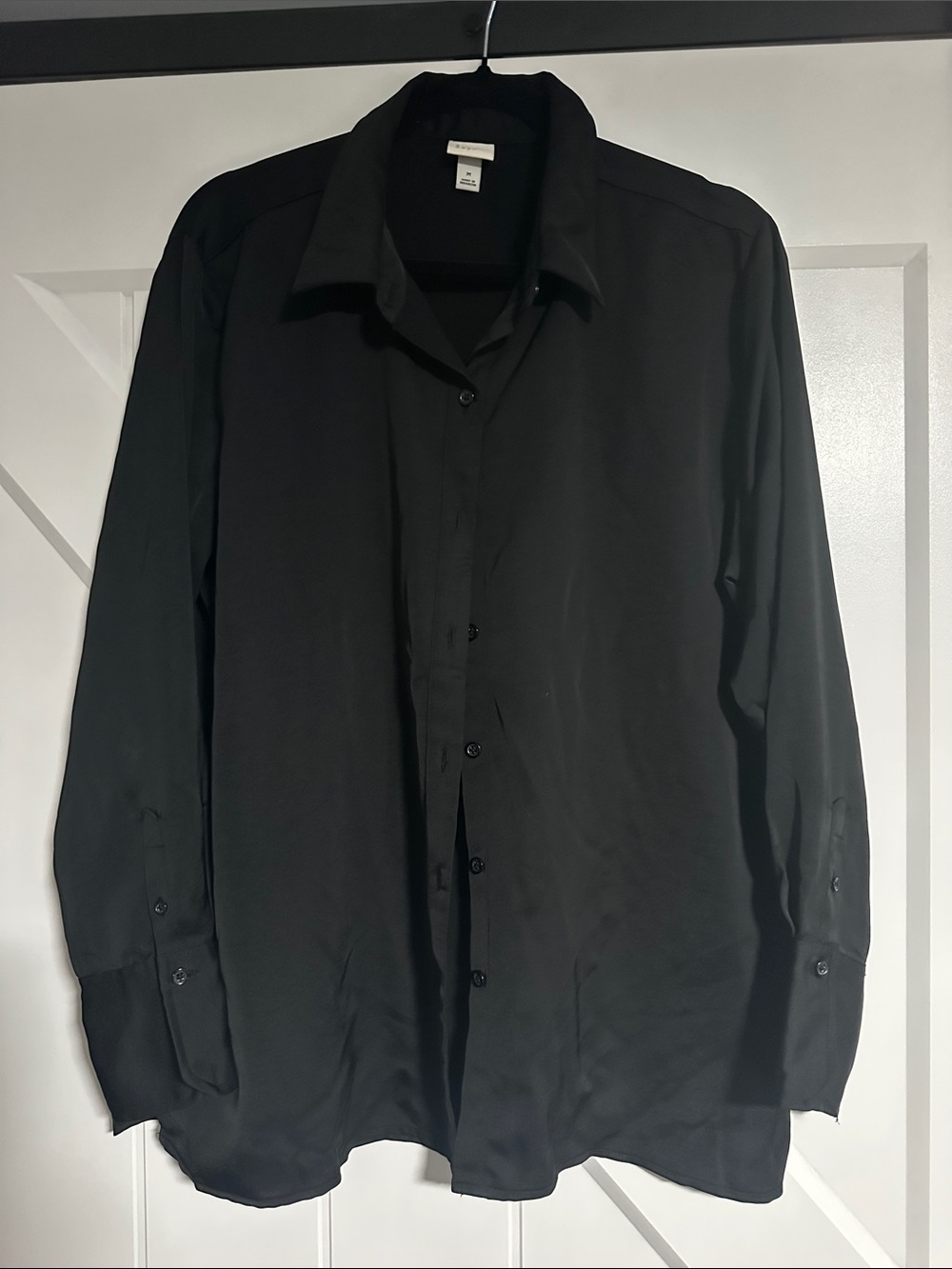 a new day Black Long-Sleeve Dress Shirt
